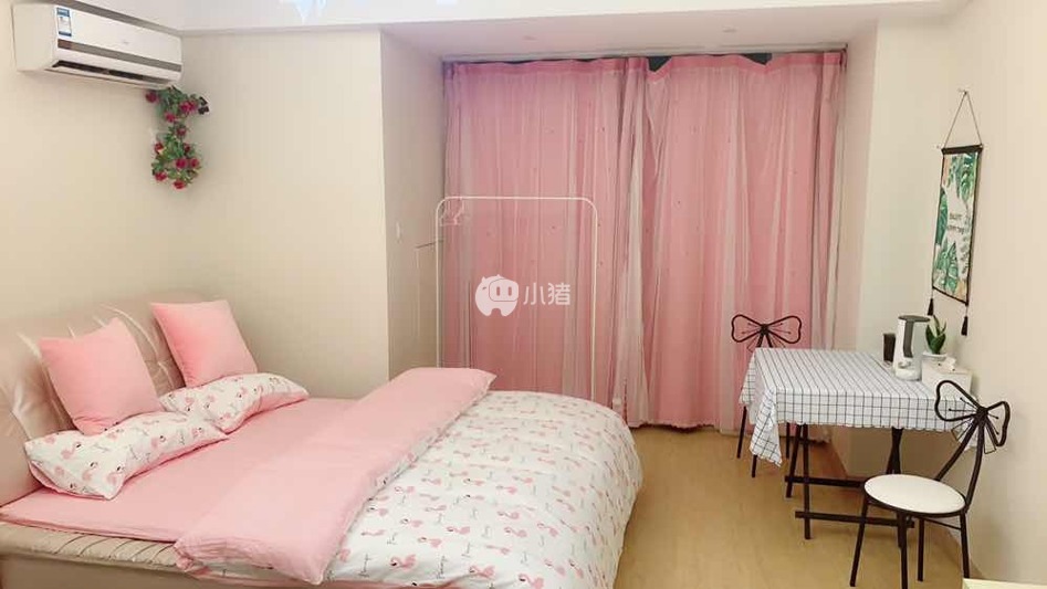 100寸高清投影 温馨粉色智能入住万达广场旁-马鞍山雨