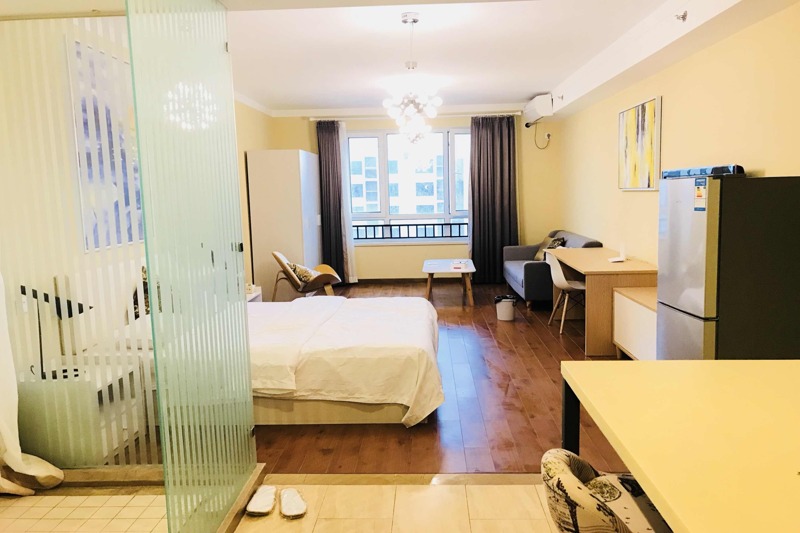 烟台网红养马岛龙湖民宿看海大床海景房