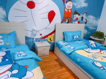 火车南站/大魔方/宜家凯德主题标间/哆啦a梦