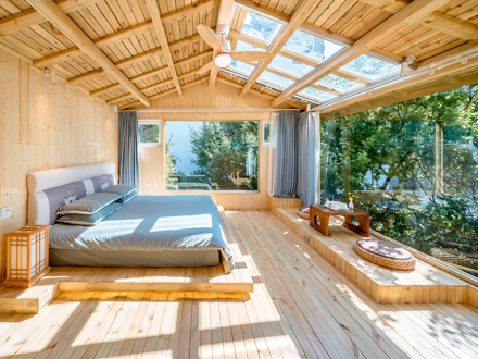 【阳光星空复式花园阁楼】洱海风景区的私家花园