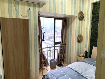 未来城d座阳光大床房/近街道口地铁b出口