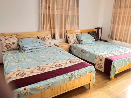 青岛崂山北九水仰口 翠林精品民宿 阳光双人床